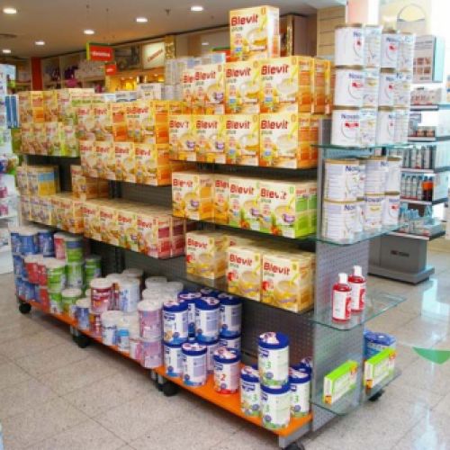 Productos de nutrición en la farmacia